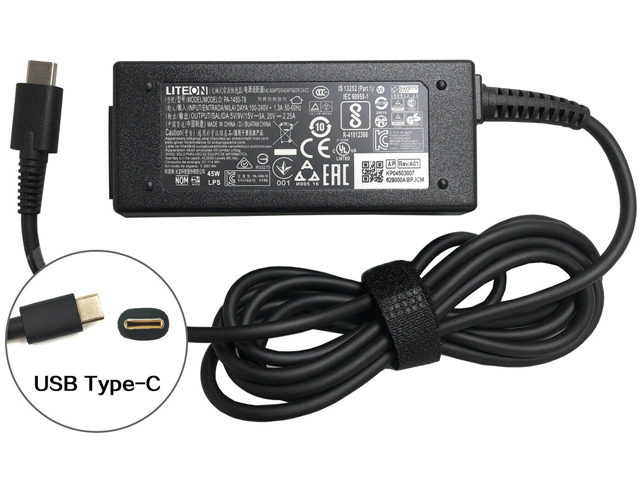 Acer Chromebook 514 CB514-1HT-C3EG Power Supply Adapter Charger
