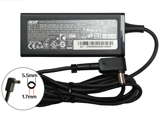 Acer Aspire E5-473-33EG Power Supply Adapter Charger