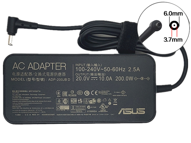 Asus ROG Zephyrus M16 GU603HM-DS72 Power Supply Adapter Charger