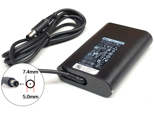 Slim Dell 19.5V 3.34A 65W Tip:7.4*5.0mm Power Supply Adapter Charger
