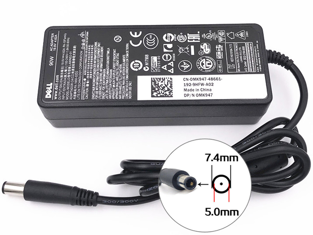 Dell 19.5V 4.62A 90W Tip:7.4*5.0mm Power Supply Adapter Charger