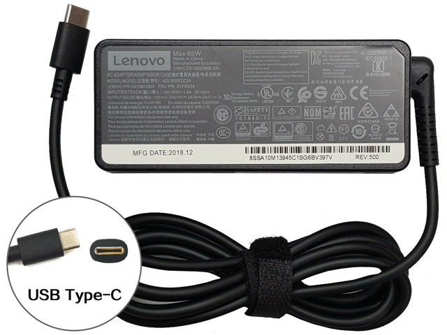 Cargador Original Lenovo 65W 20V 01FR024