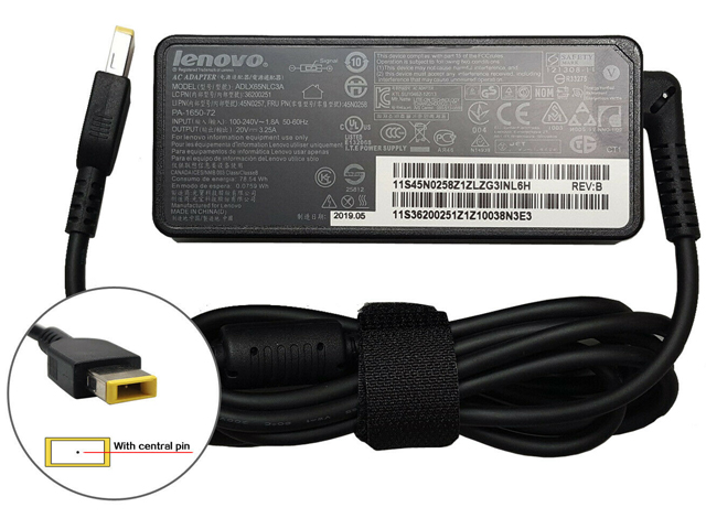Lenovo ThinkPad T470s Type 20HF 20HG Power Supply Adapter Charger
