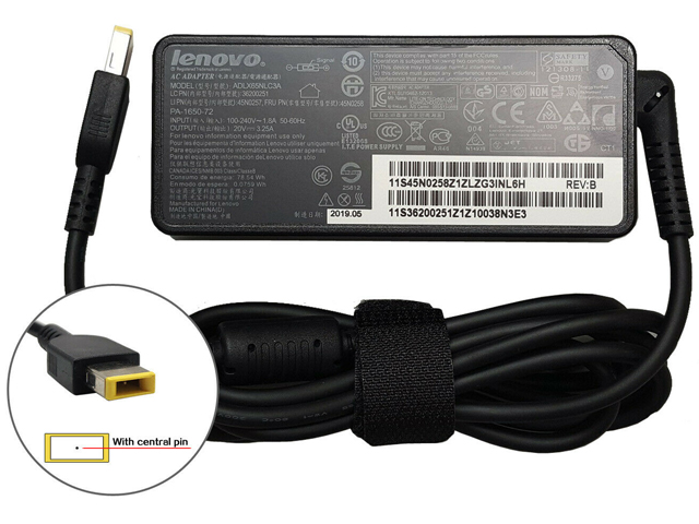 Lenovo ADLX65ND3CB Power Supply Adapter Charger