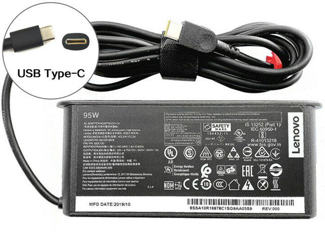 Lenovo 95W USB Type-C USB-C Power Supply Adapter Charger