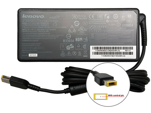 Lenovo ThinkPad T15p Gen 3 Type 21DA 21DB Power Supply Adapter Charger