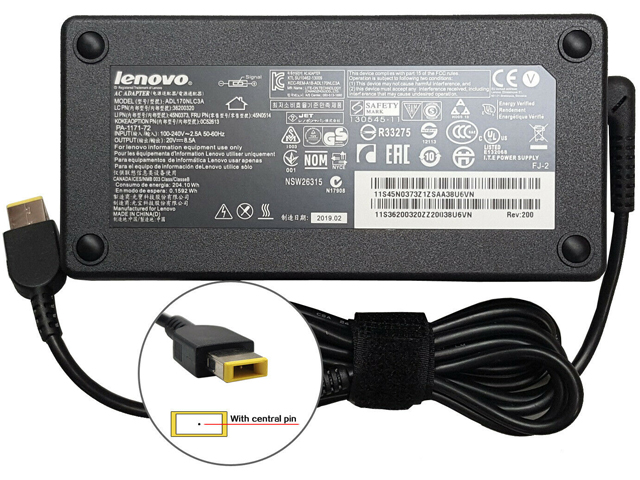 Lenovo ThinkPad P16 Gen 1 Type 21D6 21D7 Power Supply Adapter Charger