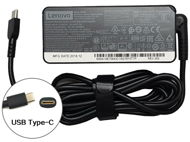 Lenovo 100e Chromebook Gen 3 Type 82UY 82V0 Power Supply Adapter Charger