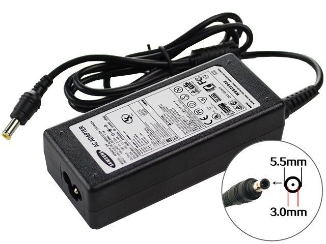 Samsung 19V 3.16A 60W Tip:5.5*3.0mm Power Supply Adapter Charger