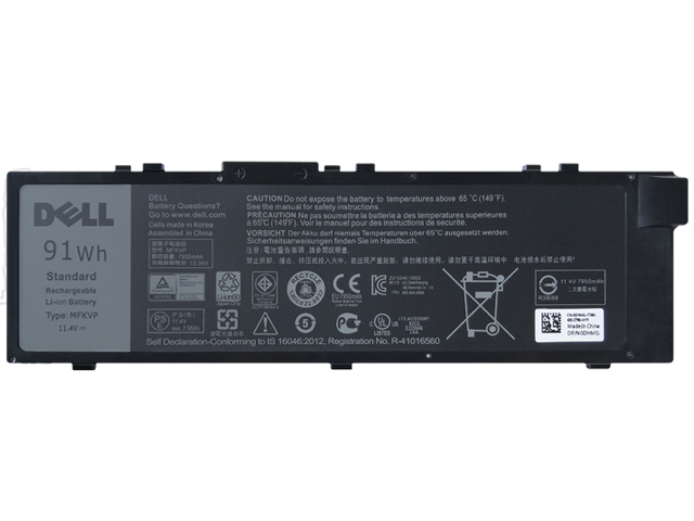 Dell MFKVP Laptop Battery