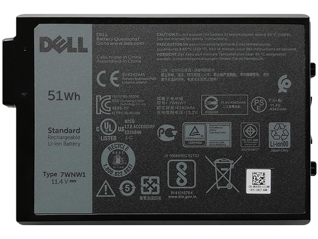 Dell 7WNW1 Laptop Battery