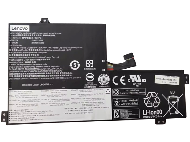 Lenovo L19M3PG1 Laptop Battery