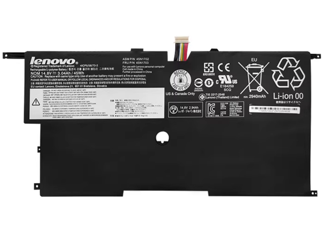 Lenovo ThinkPad X1 Carbon 2nd Gen Type 20A7 20A8 Laptop Battery