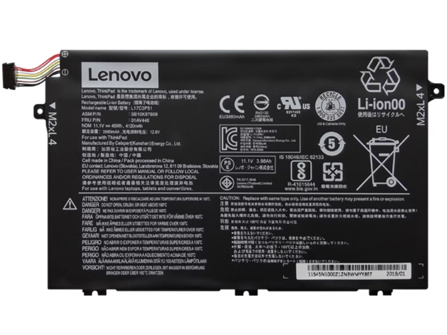 Lenovo ThinkPad E14 Gen 1 Type 20RA 20RB Laptop Battery